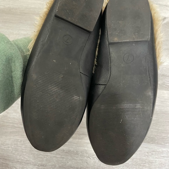 A New Day Faux Leather Fur Lined Loafers 7 - Picture 6 of 6